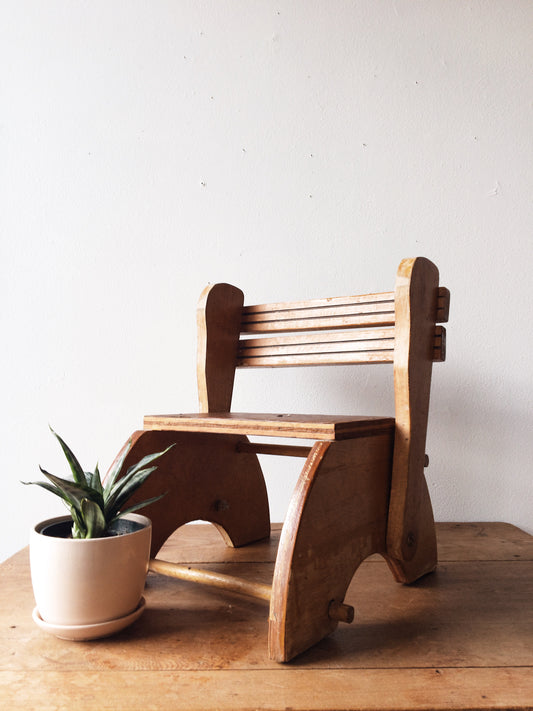 Vintage Convertible Child Seat/Stool