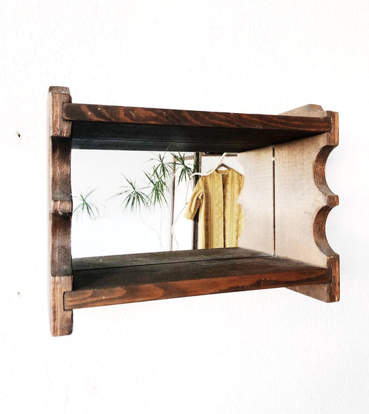 Petite Mirrored Shelf