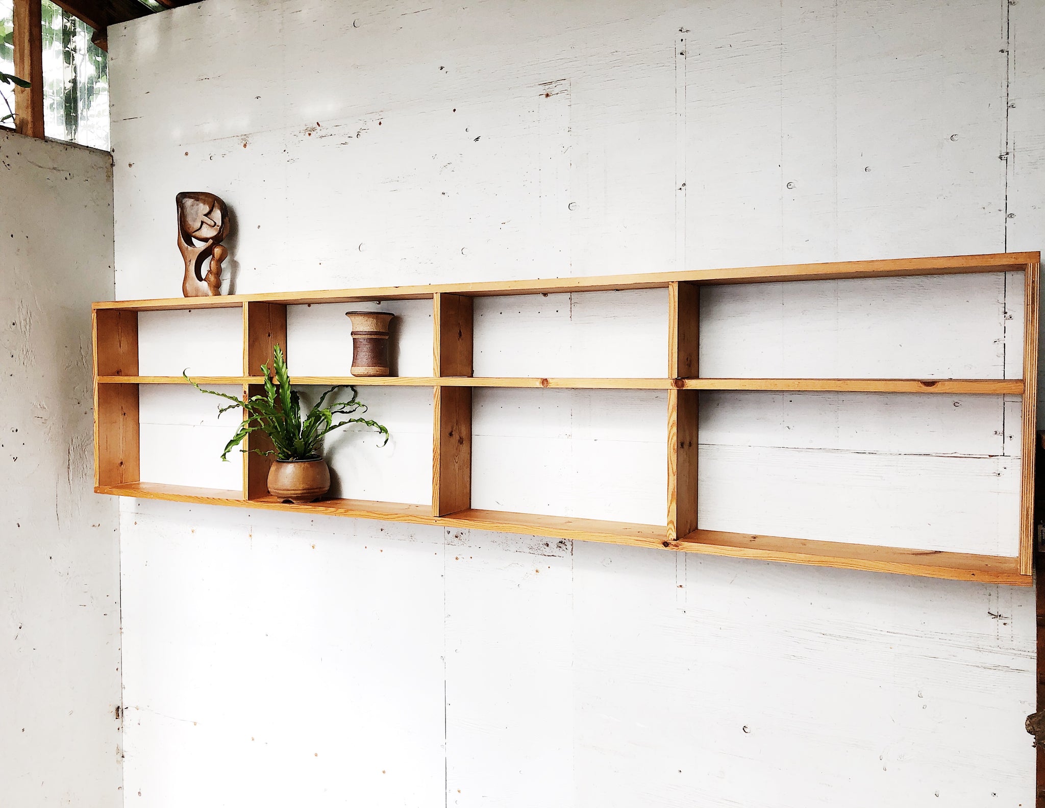 Handmade Extra Long Wall Shelf