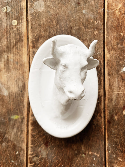 Vintage Plaster Bust with Hanger