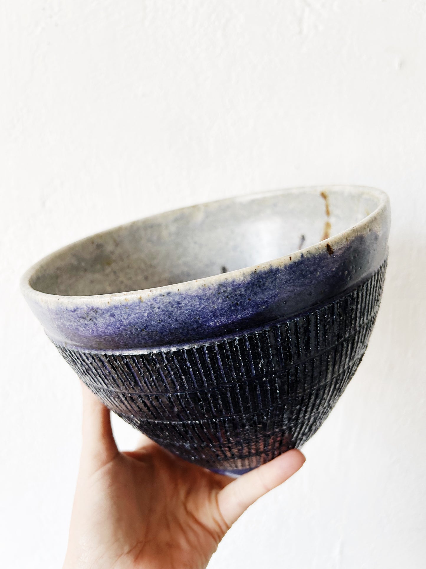 Vintage Sgraffito Pottery Bowl