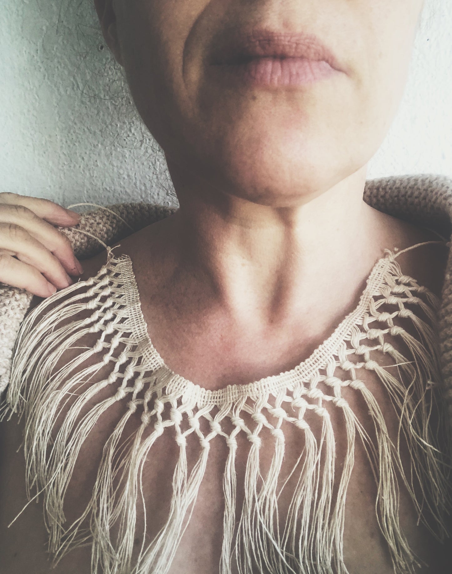 Vintage Fringe Neckpiece