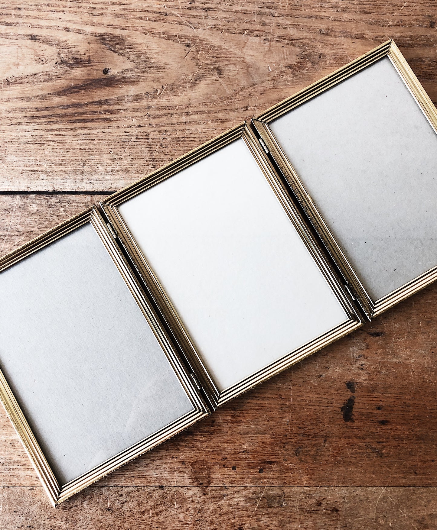 Vintage Tri Fold Frame