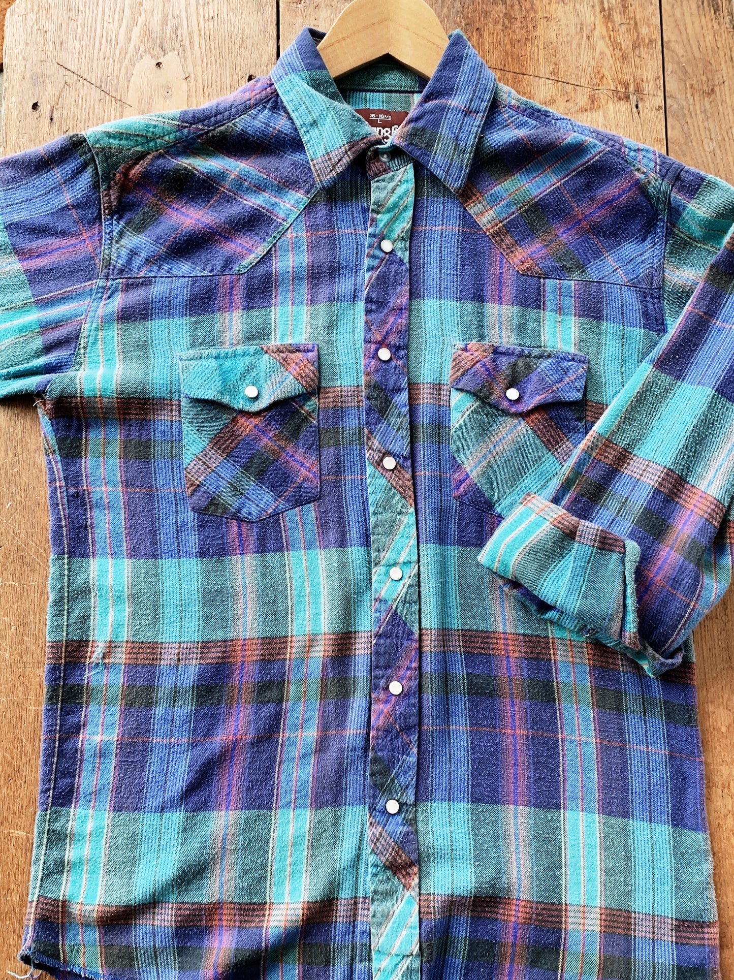 Wrangler Cotton Pearl Snap Shirt