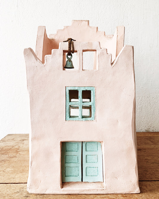 Vintage Handmade Clay Adobe House