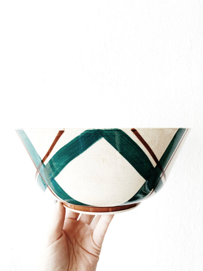 Mid Century Knowles Large Ceramic Bowl