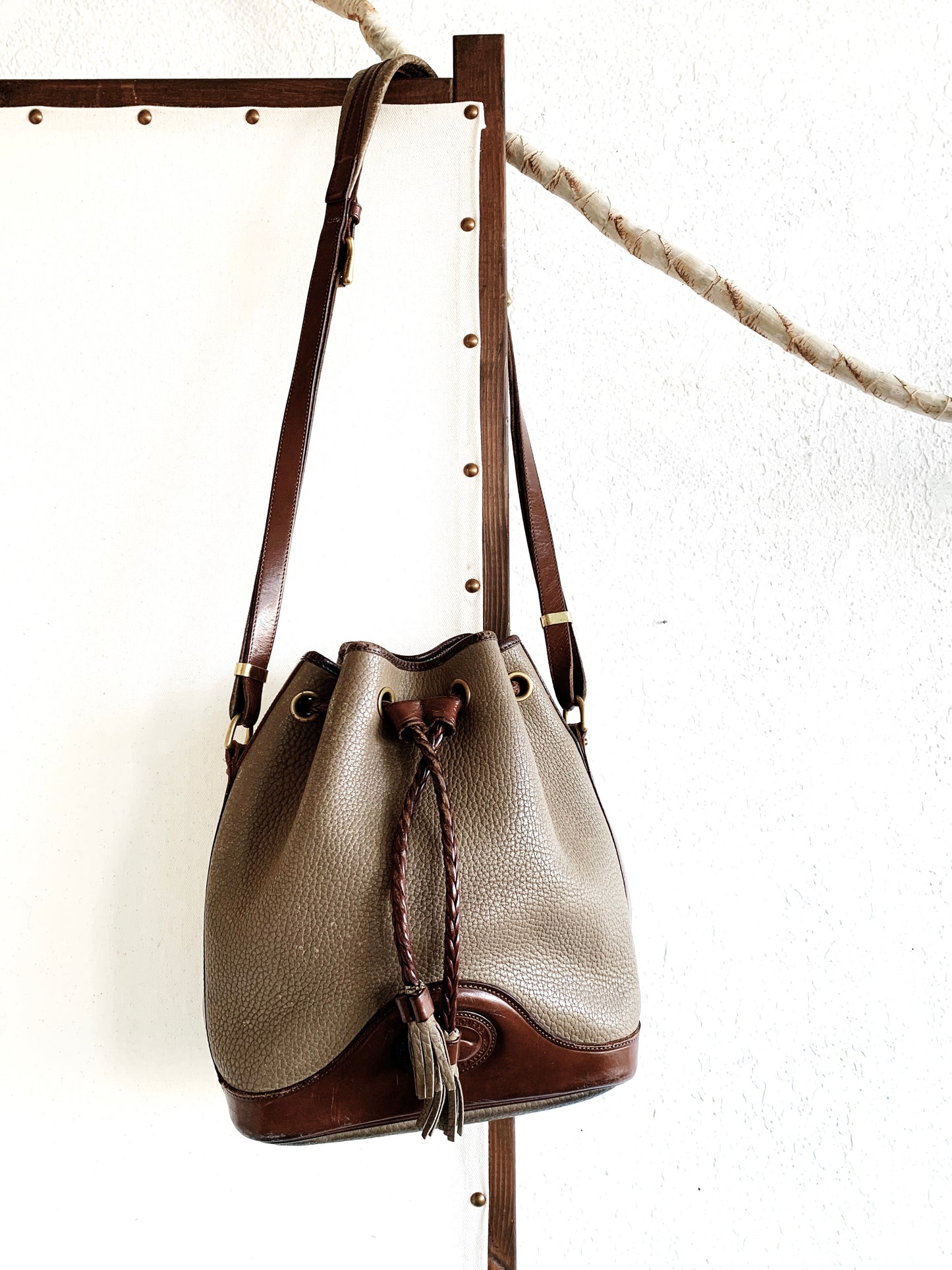 Vintage Dooney & Bourke Cinch Bucket Bag