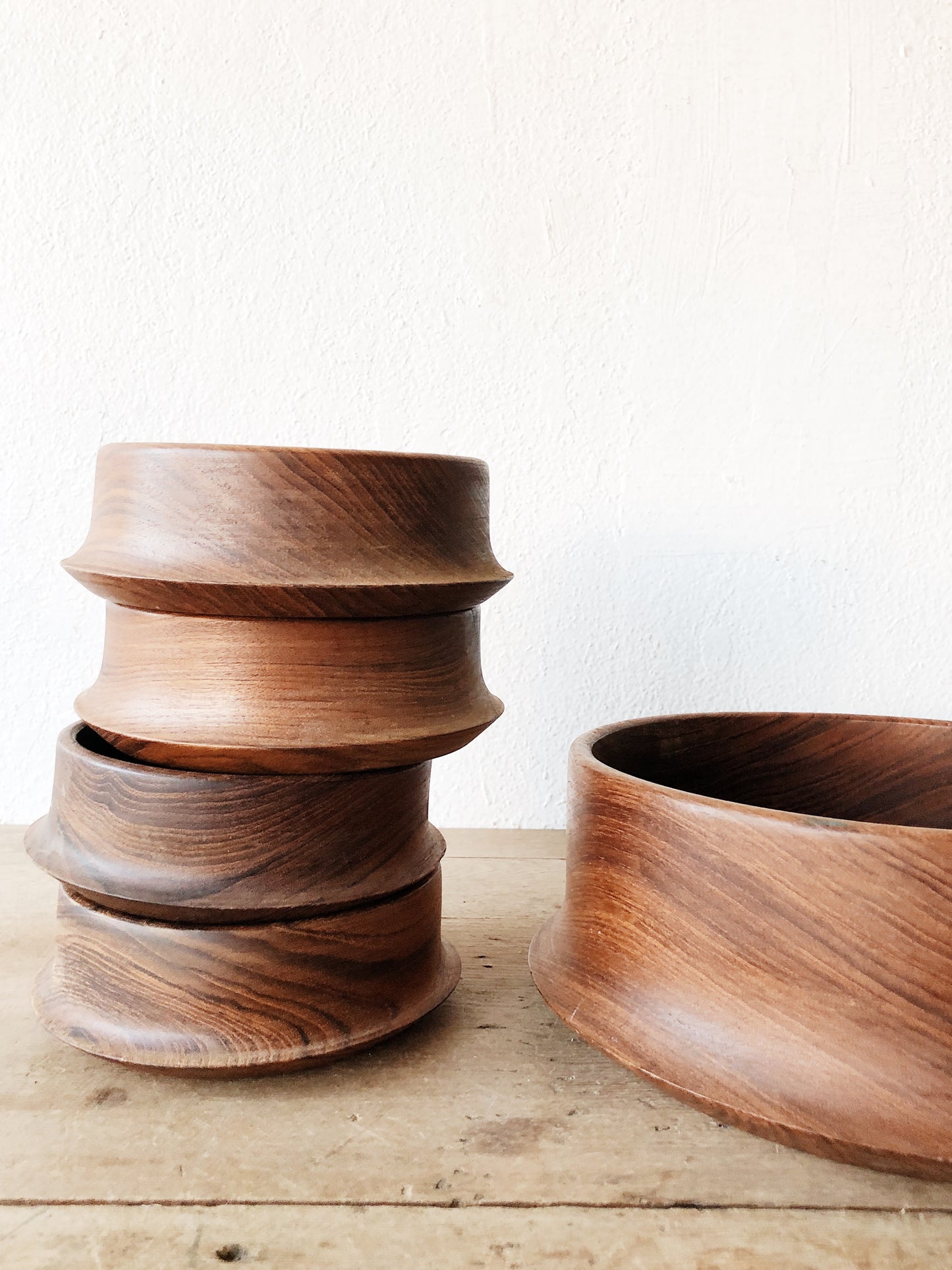 Vintage Teak Salad Set
