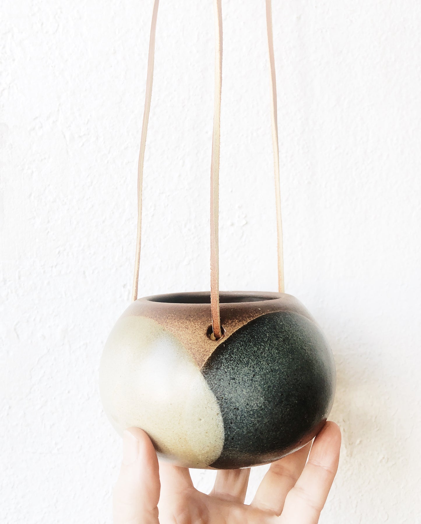 Vintage Pottery Craft Hanging Planter
