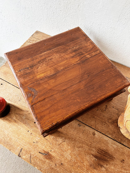 Vintage Wood Short Table