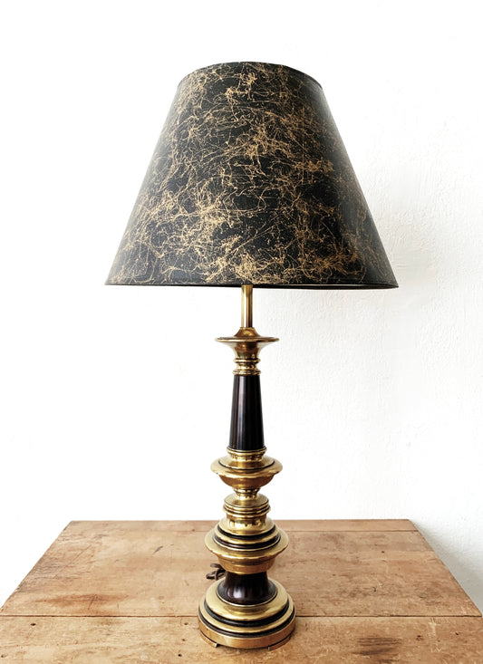Vintage Brass lamp with Shade