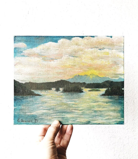 Vintage Seascape Painting