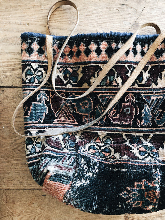 Vintage Handmade Kilim Bucket Bag
