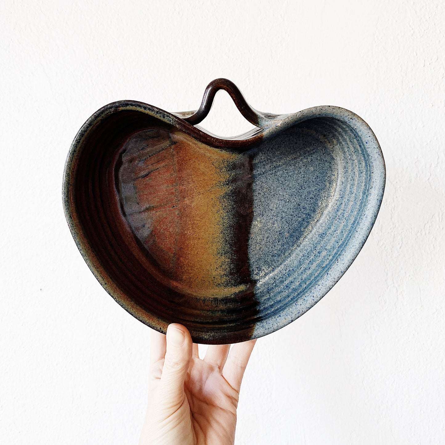 Stoneware Heart Deep Dish