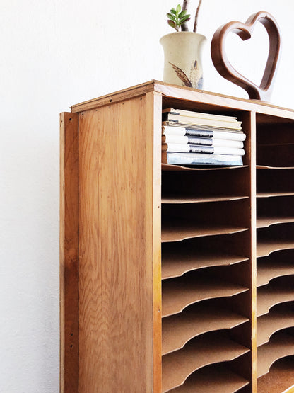 Handmade Vintage Flat File / Album Storage