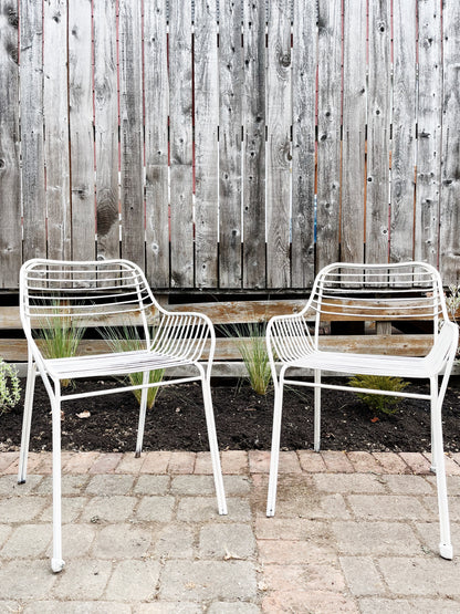 Mid Century Wrought Iron Chair