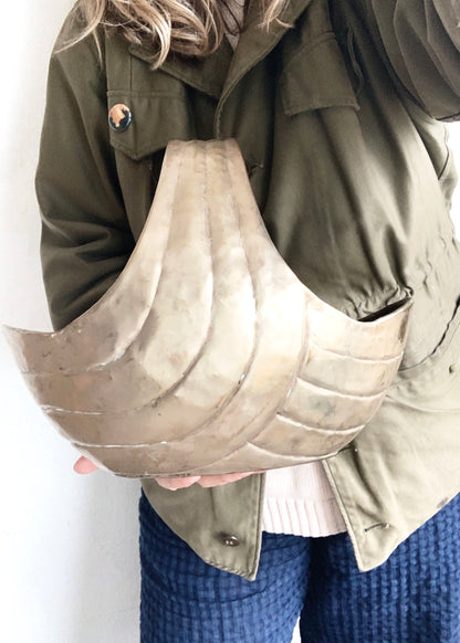 Vintage Brass Basket