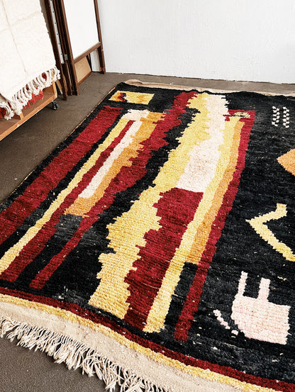 Vintage Moroccan Berber Rug