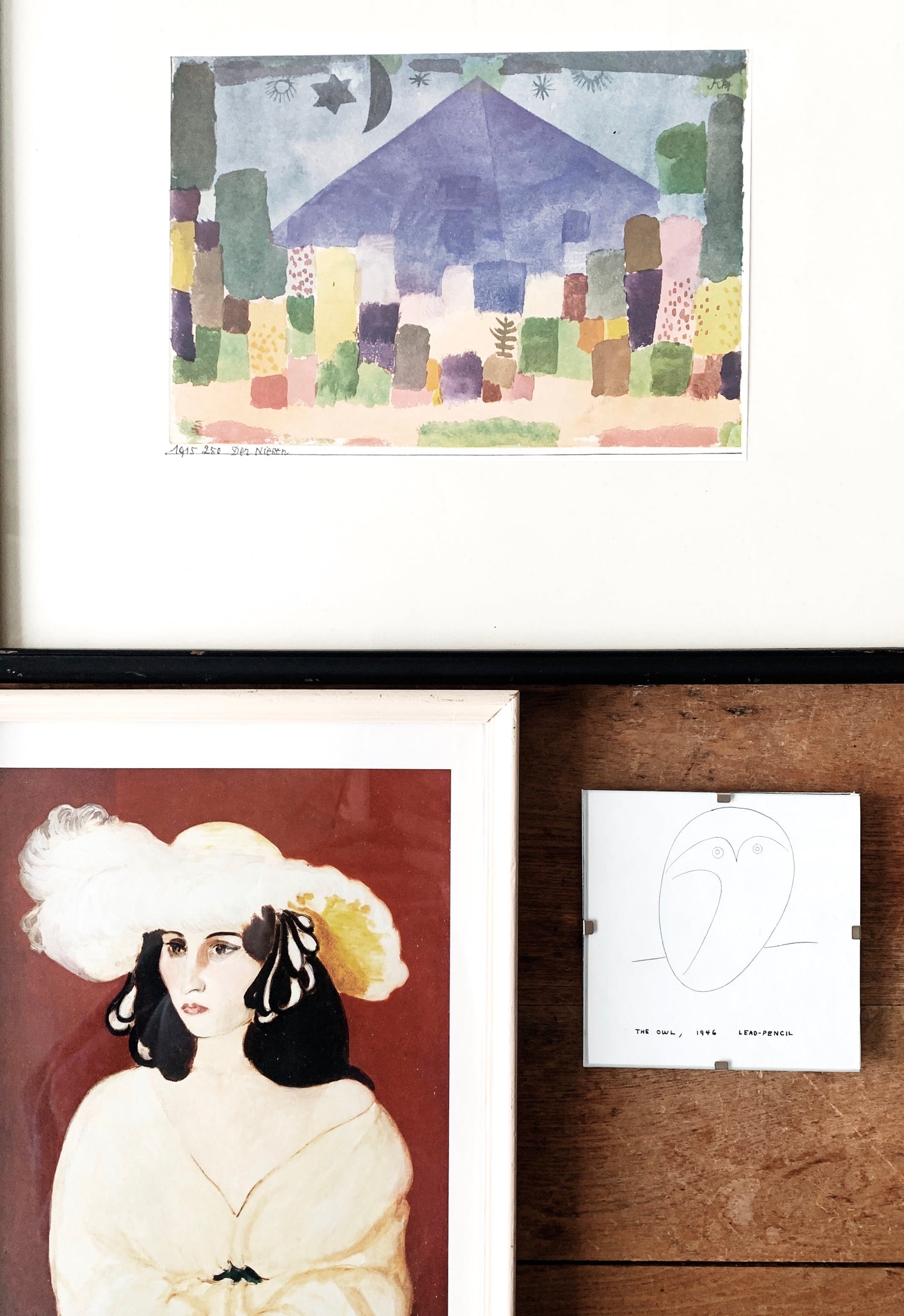 Vintage Framed Paul Klee Print