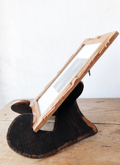 Vintage Folk Art Easel or Bookstand