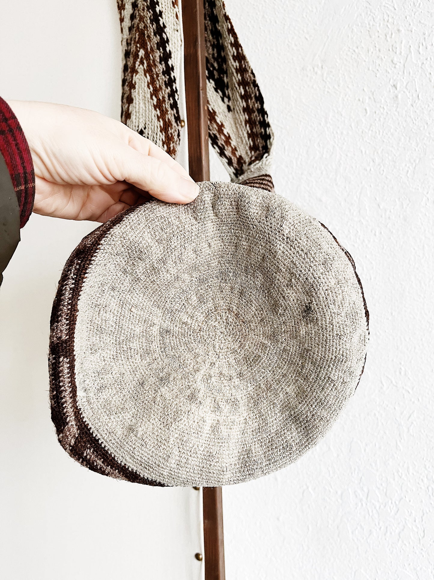 Vintage Woven Bucket Bag