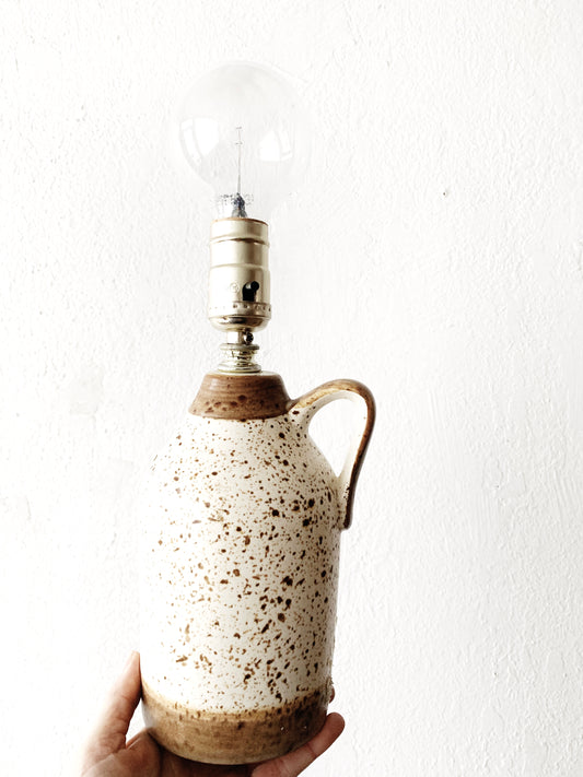 Vintage Pottery Lamp