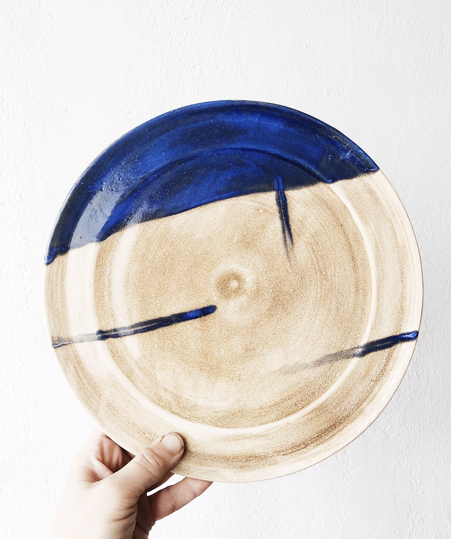 Set of Four Vintage Ceramic Dinner Plates