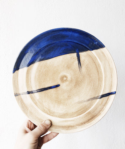 Set of Four Vintage Ceramic Dinner Plates