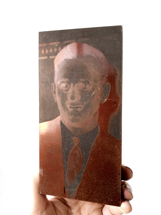 Copper Overlay Printing Block / Art