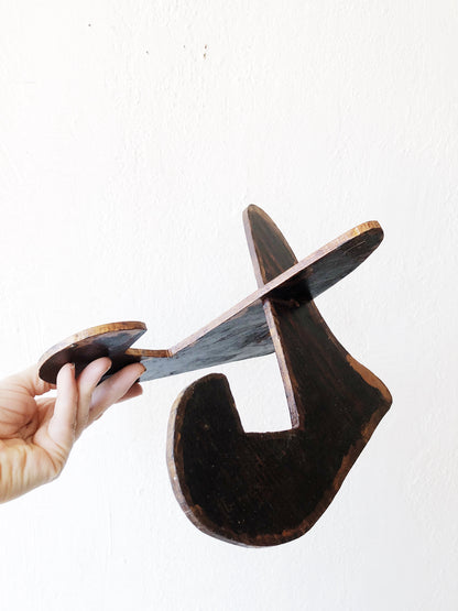 Vintage Folk Art Easel or Bookstand