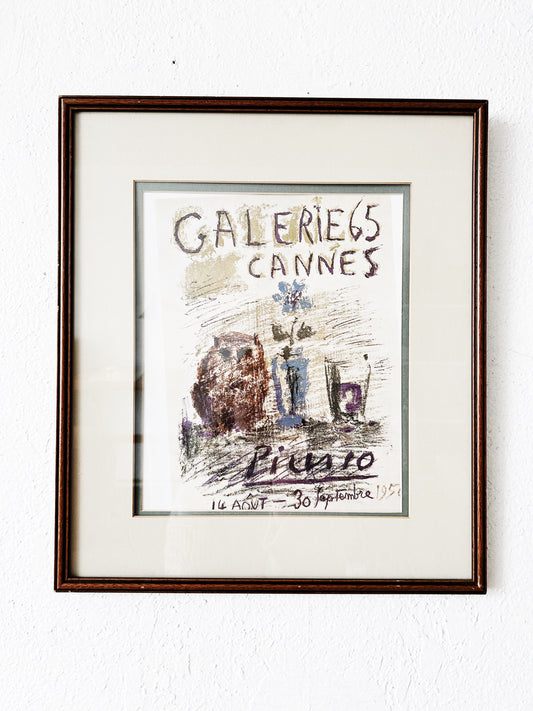 Vintage Picasso Exhibit Poster