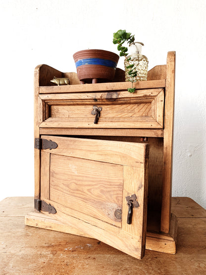 Vintage Mexican Pine Cupboard