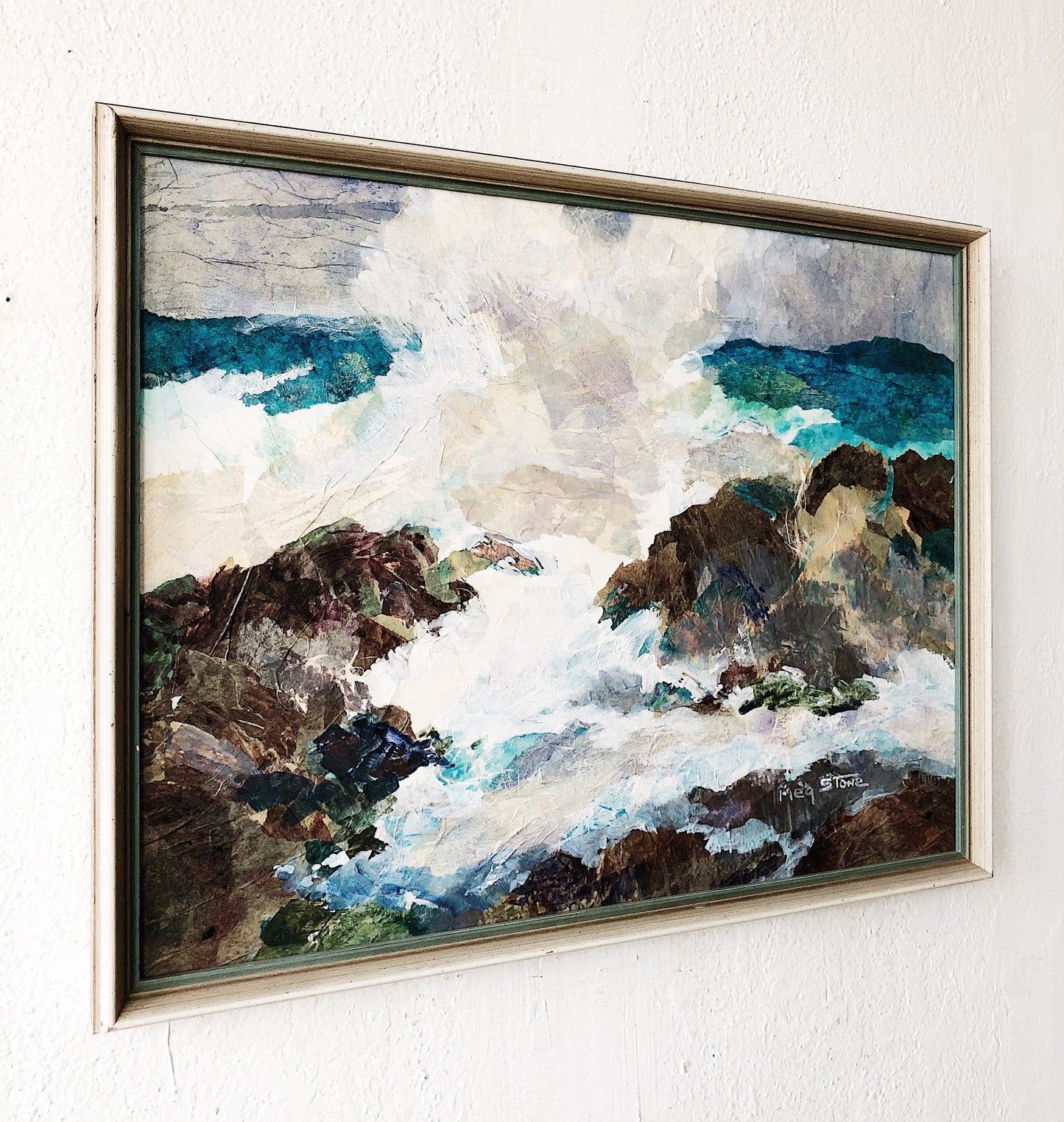 Original Mixed Media Seascape