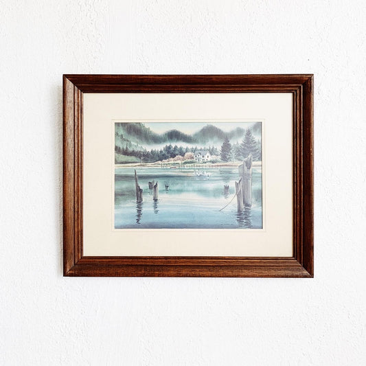 Vintage ‘House on The Siuslaw’ Mel Vincent Litho