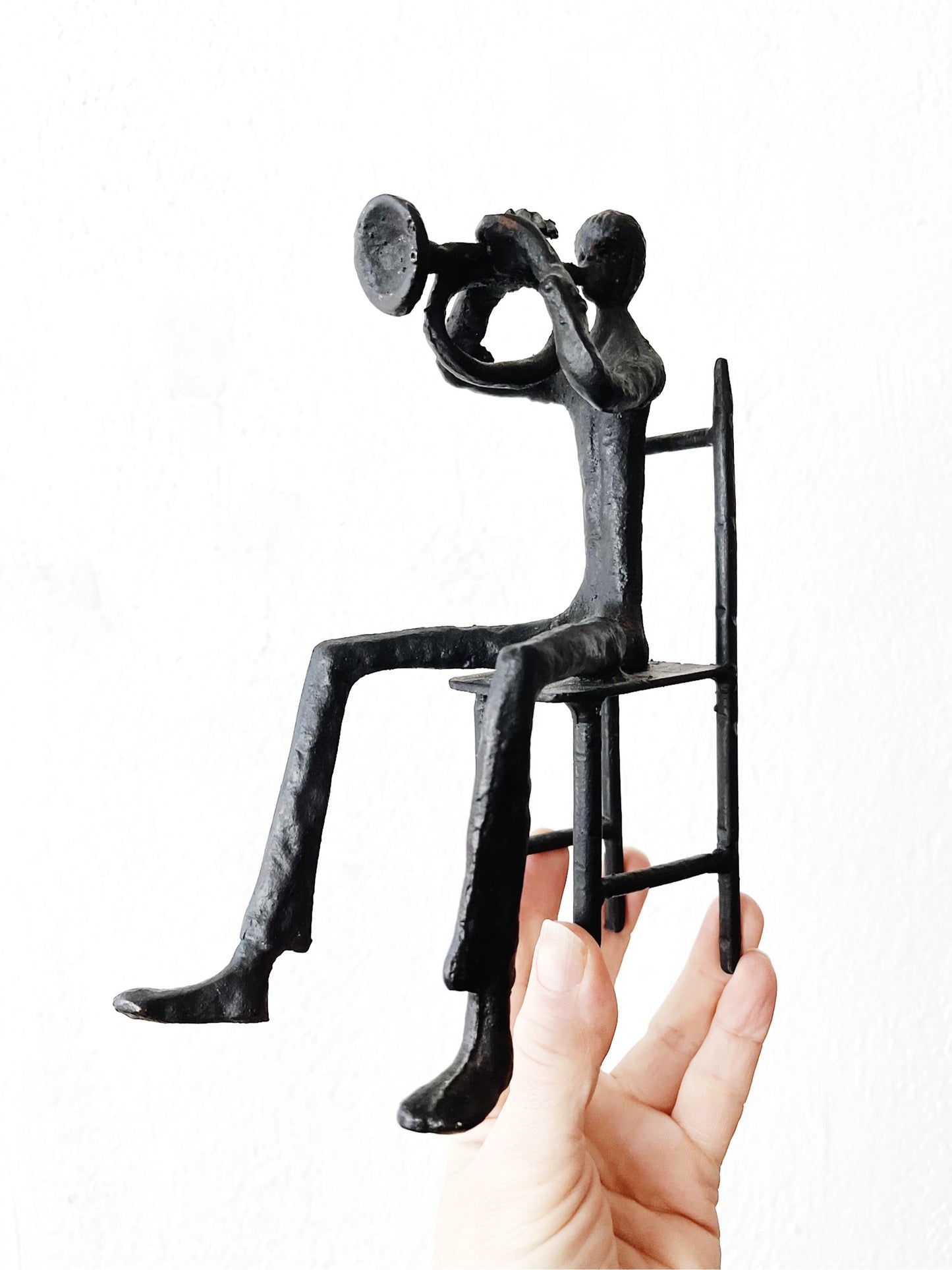 Cast Iron Trumpeter