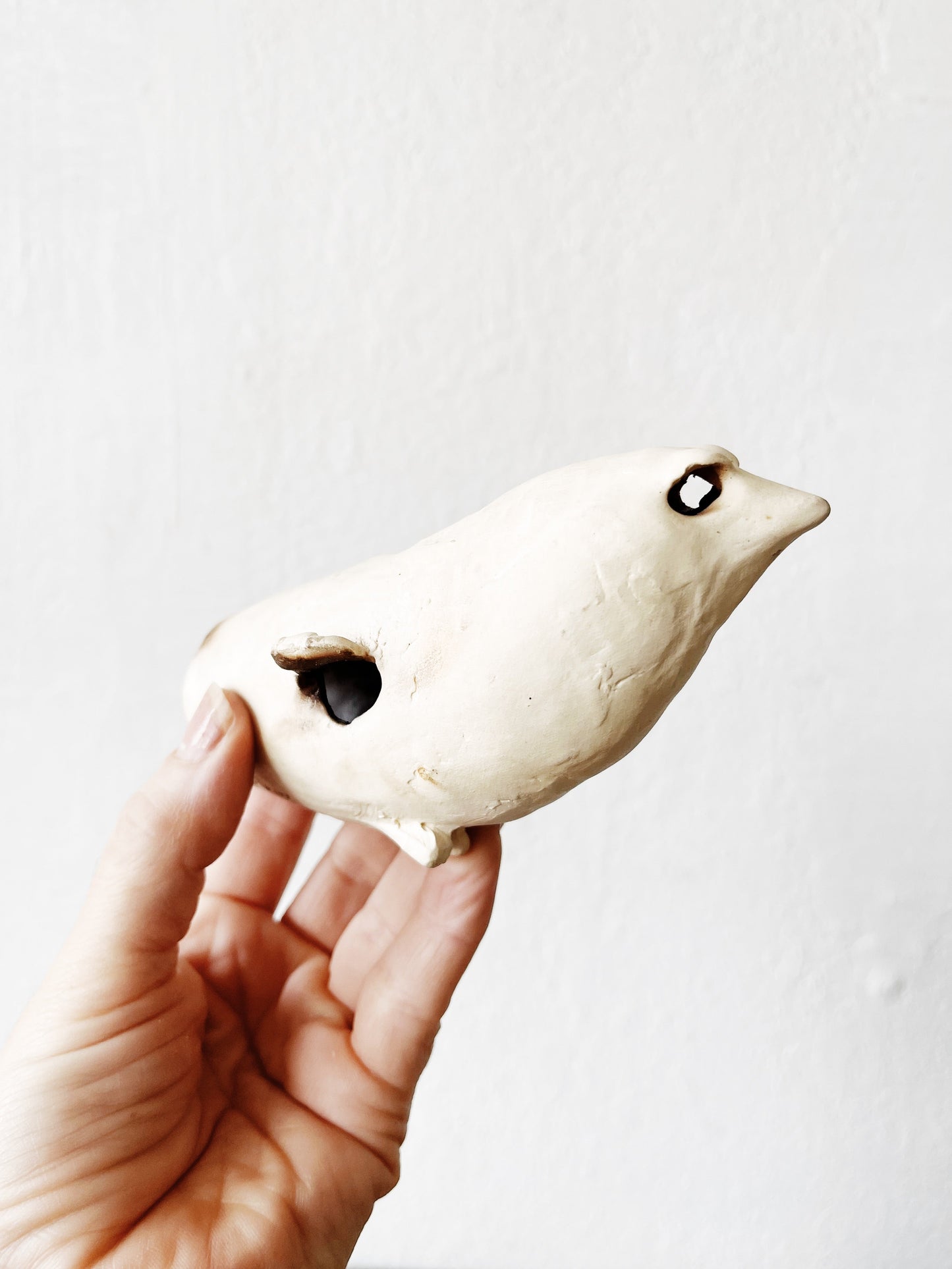 Hand Formed Ceramic Owl