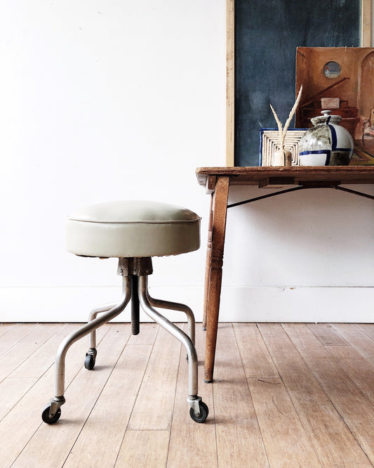 Mid Century Industrial Stool