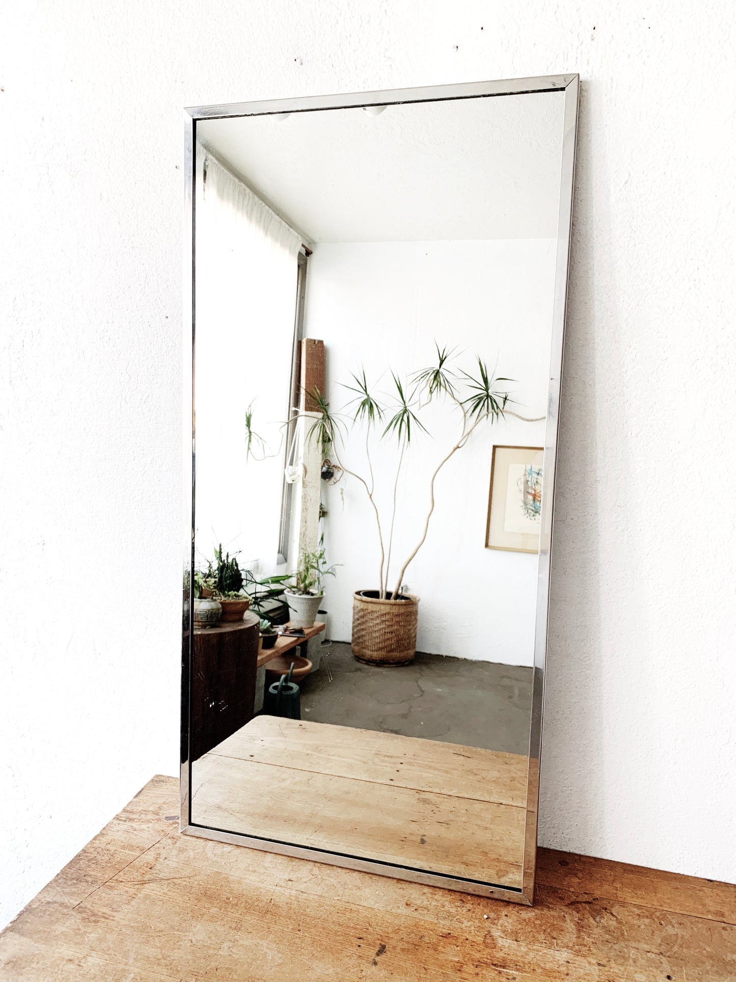 Vintage Industrial Mirror