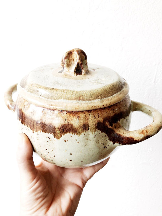 Vintage Lidded Deep Dish