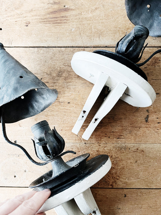 Vintage Candle Lantern Sconce