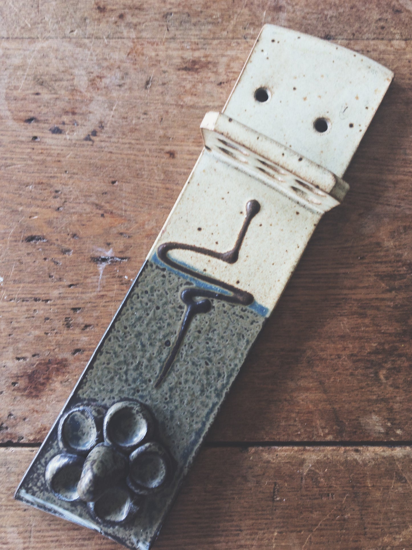 Vintage Ceramic Toothbrush/Towel Holder