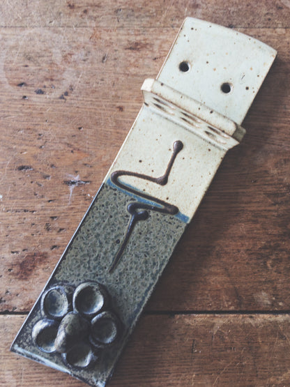 Vintage Ceramic Toothbrush/Towel Holder