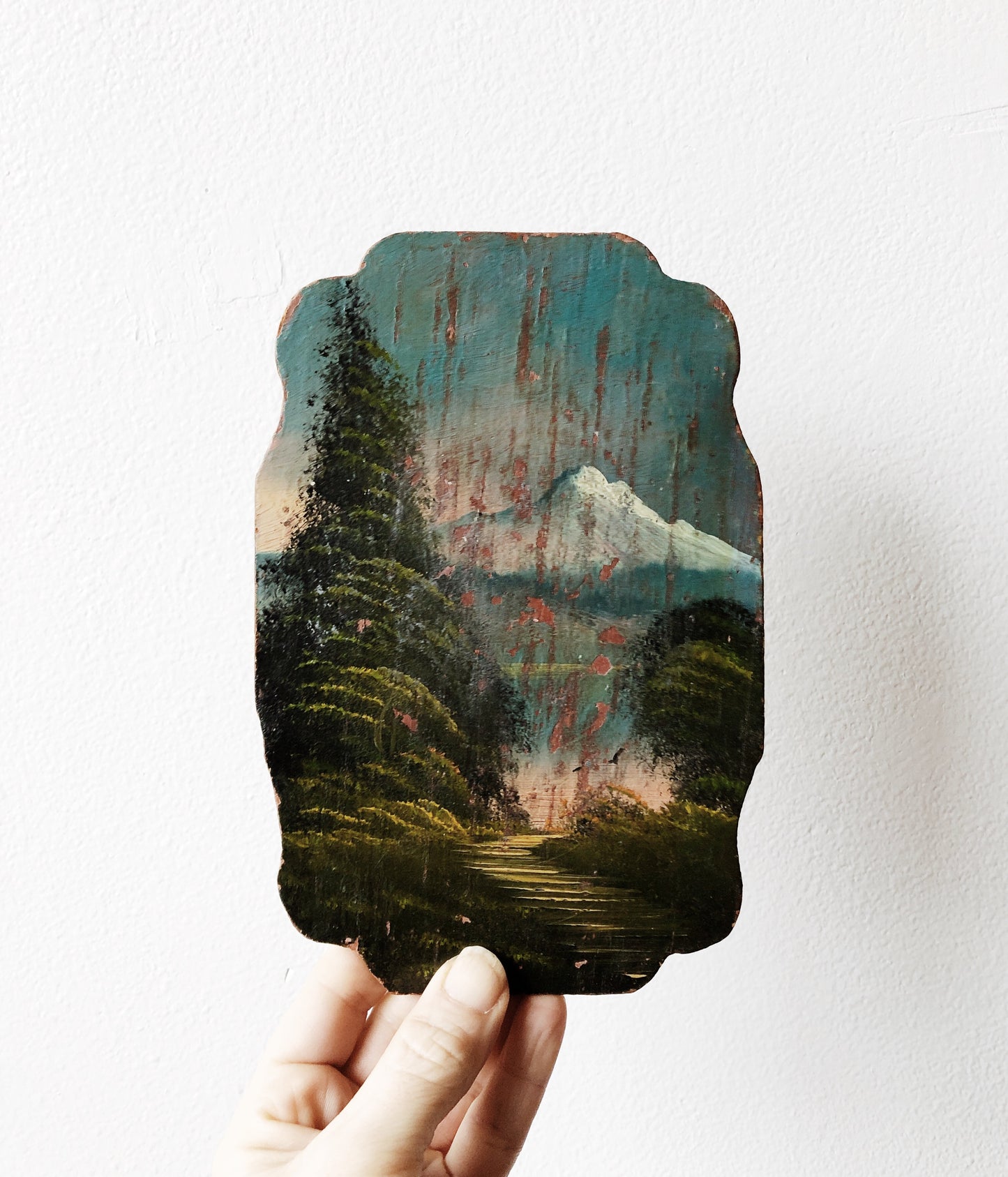 Antique Oil Landscape Painting