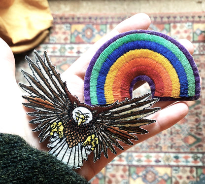 Vintage Embroidered Iron On Patch