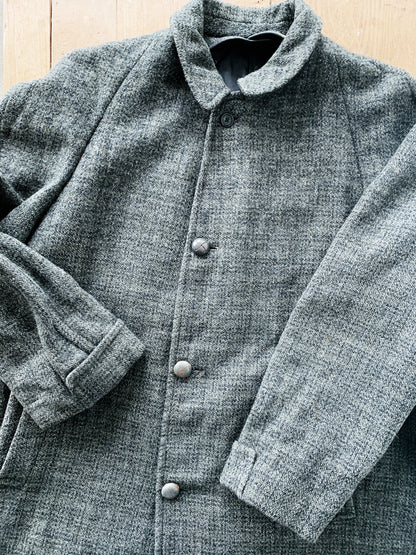 Vintage HarrisTweed Handwoven Scottish Wool Coat