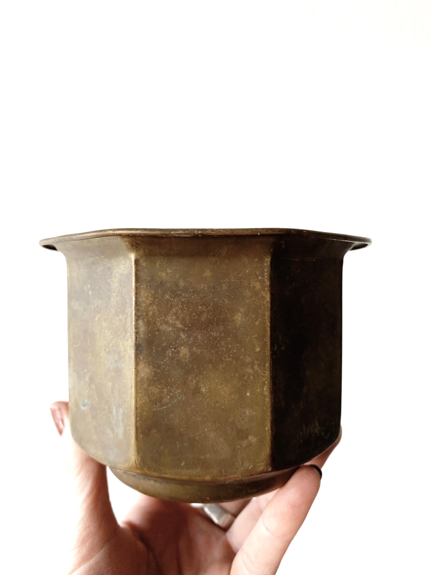 Vintage Brass Pot