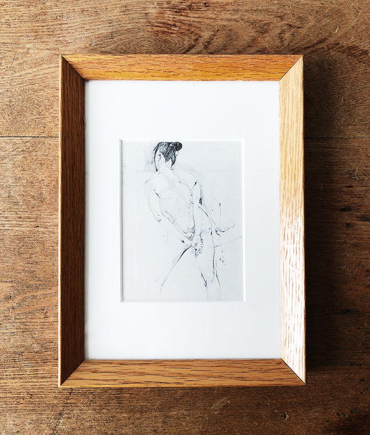 Vintage Mid Century Framed Lithograph