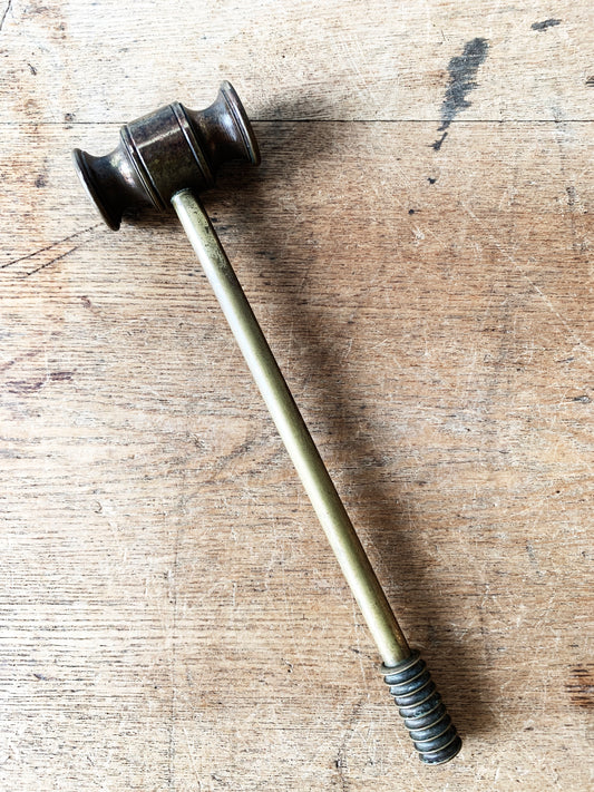 Vintage Solid Brass Gavel