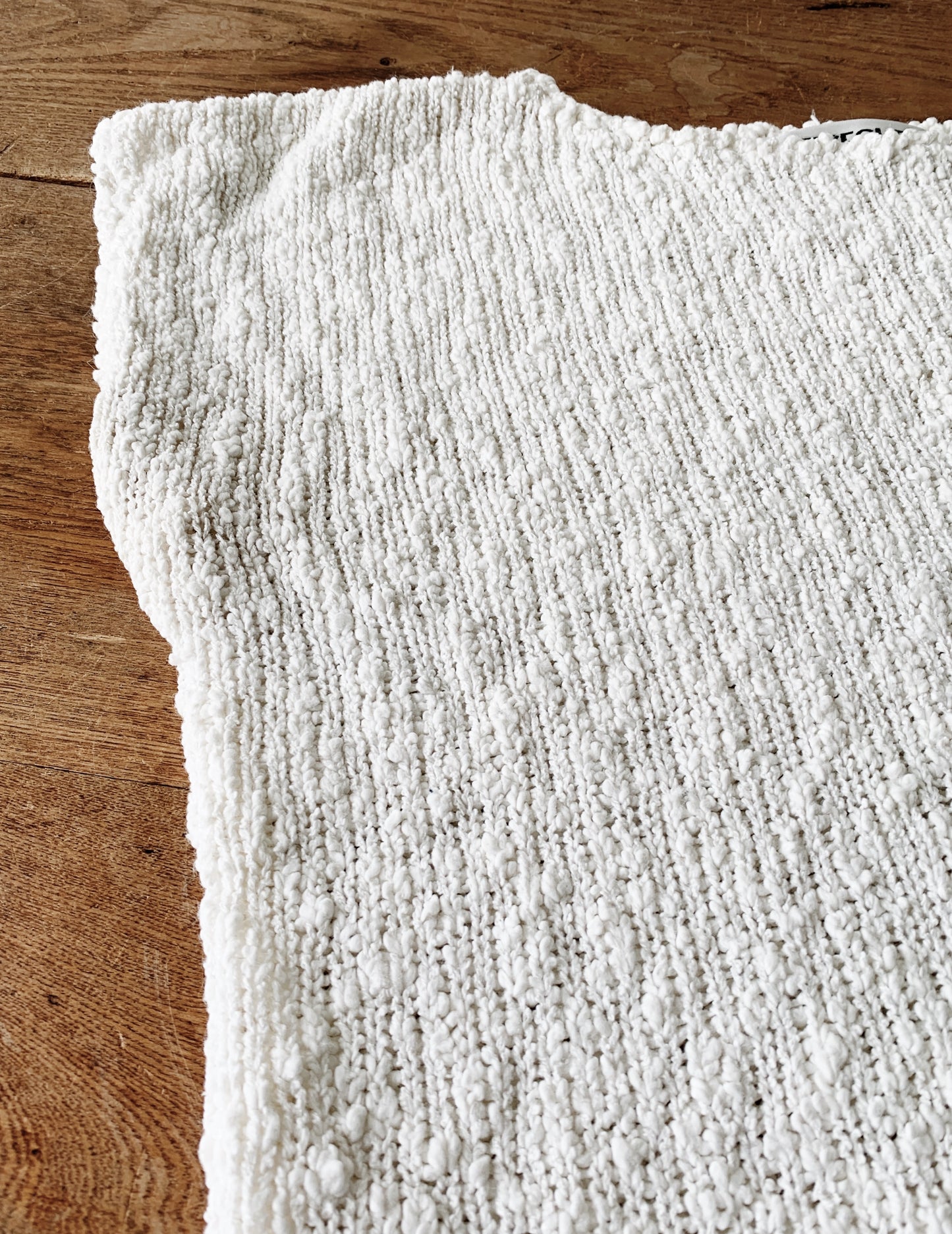 Vintage Nubby Cotton Blend Sweater