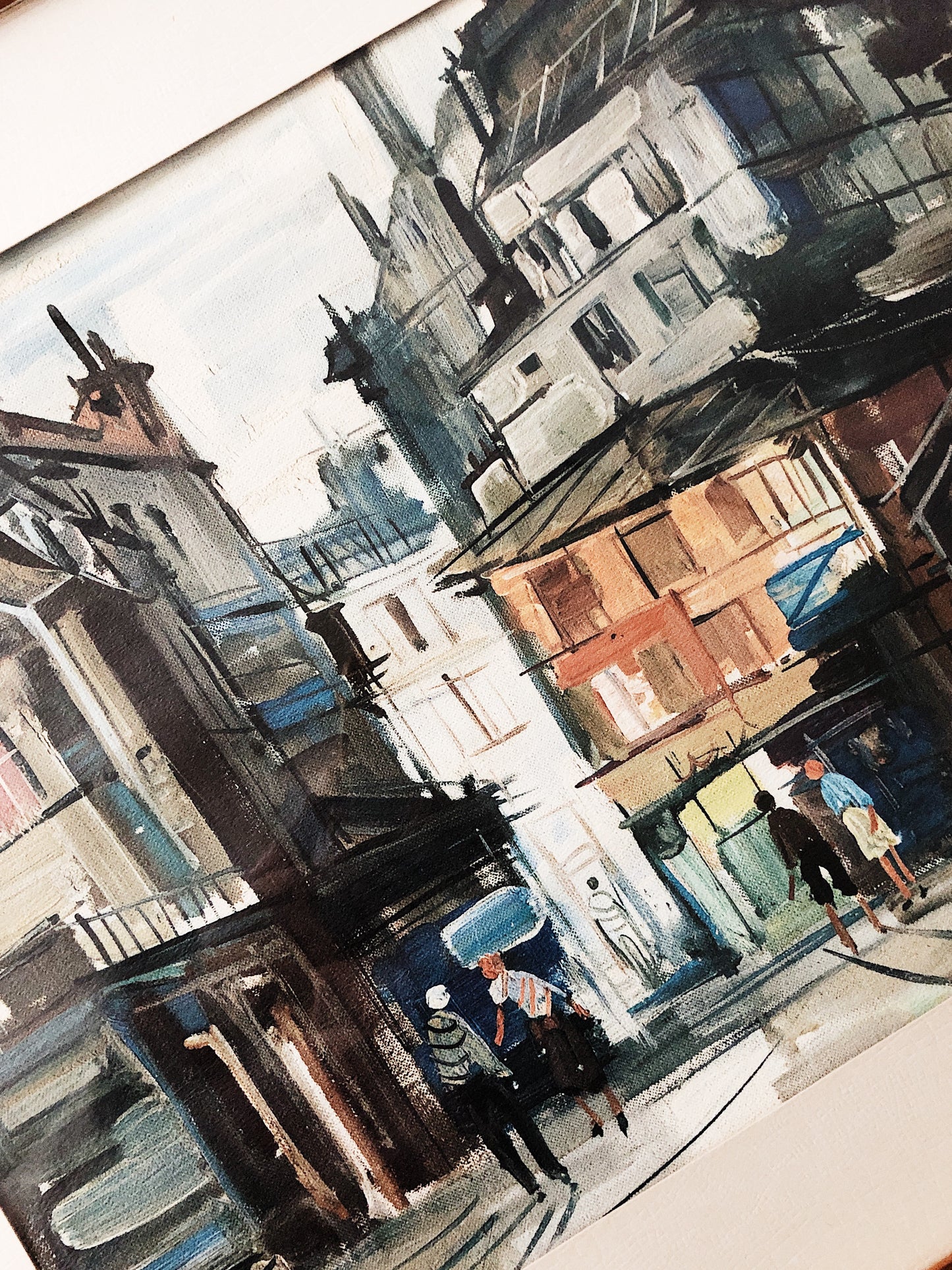 Mid Century Street Painting
